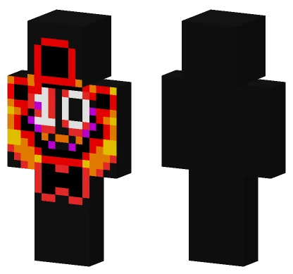 FNAF 10th Anniversary Logo Minecraft skin