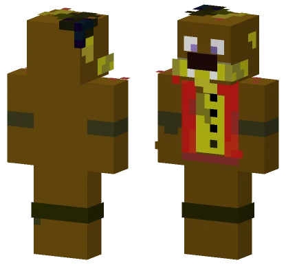 FNAF 2 Reimagined Freddy Minecraft skin