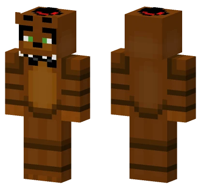 FNAF Freddy Fazbear Minecraft skin