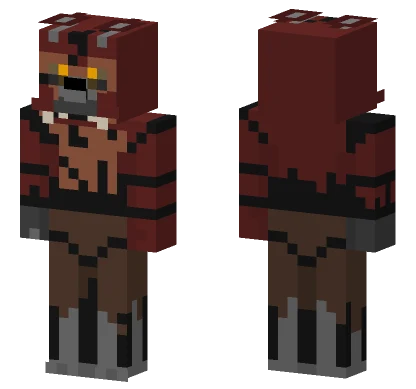 FNAF Nightmare Foxy Minecraft skin