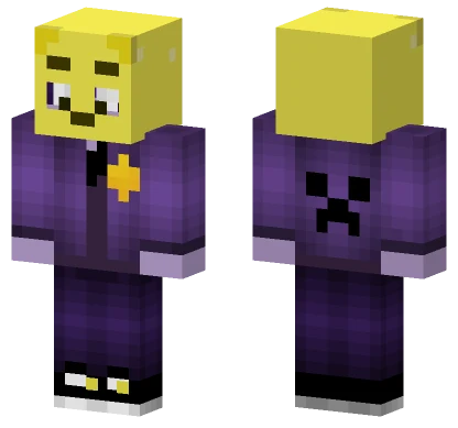 FNAF Purple Man Minecraft skin