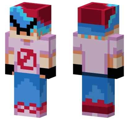FNF BF Minecraft skin
