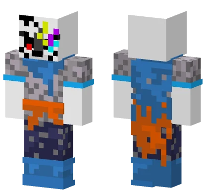FNF Vs Dusttrust Swap Sans Minecraft skin