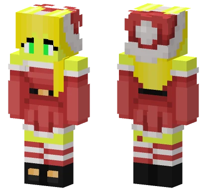 Fnia Spring Bonnie Christmas Minecraft skin