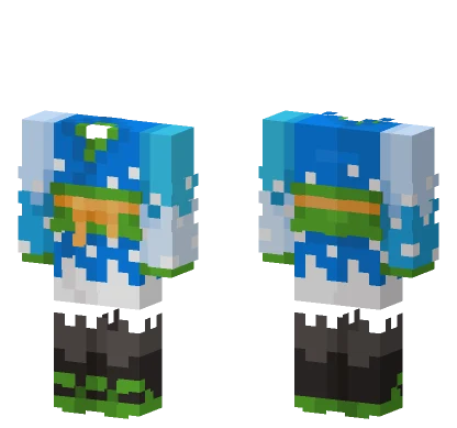 Foamy Waves Outfit Base Minecraft skin