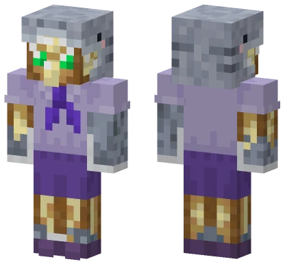 Foolish Purple Camping Outfit Minecraft skin