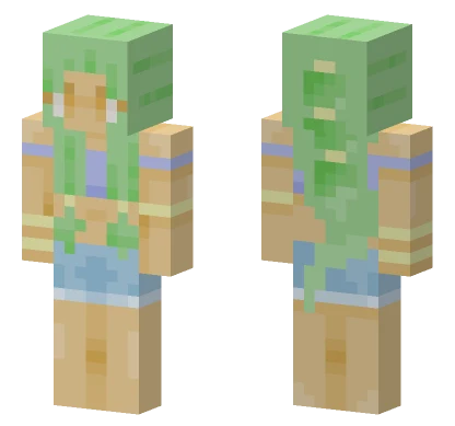Forest Fairy Slim Minecraft skin