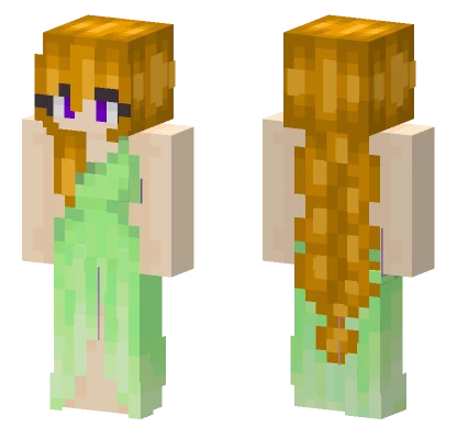 Forest Girl Minecraft skin