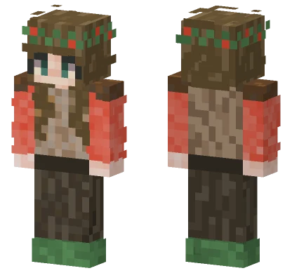 Forest Girl Skin 1 Minecraft skin