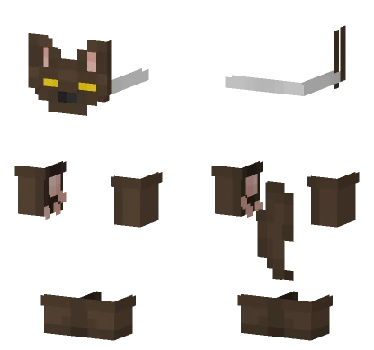 Forest Wolf Gear Base Minecraft skin