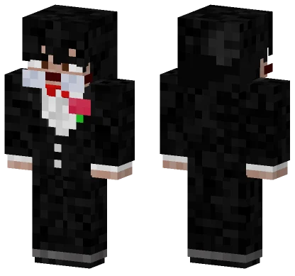Formal Black Suit Minecraft skin