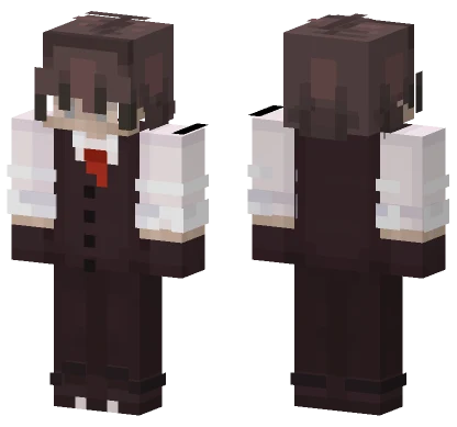 Formal Black Suit Minecraft skin