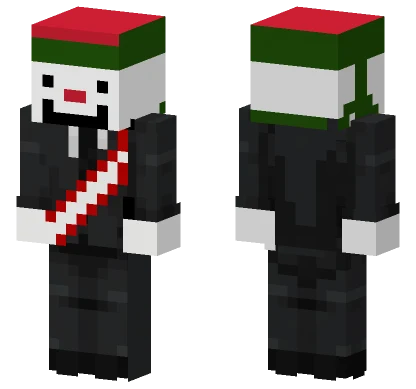 Formal Black Suit Minecraft skin
