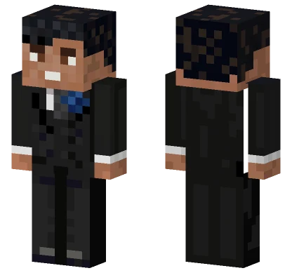 Formal Black Suit Minecraft skin