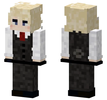 Formal Black Suit Minecraft skin