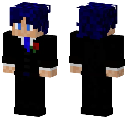 Formal Blue Suit Minecraft skin