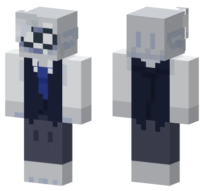 Formal Blue Suit Minecraft skin