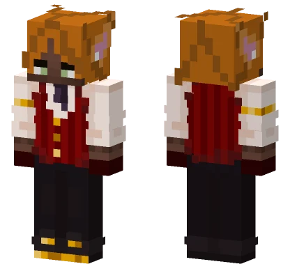 Fox Boy In A Suit Minecraft skin