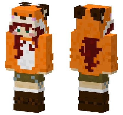 Fox Girl Minecraft skin
