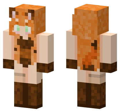 Fox Girl Minecraft skin