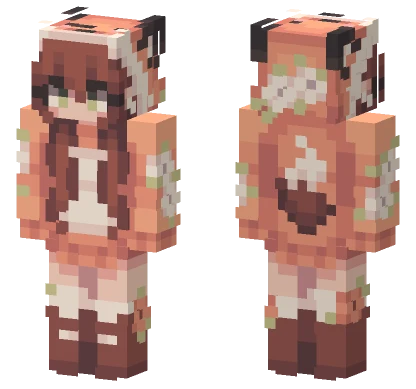 Fox Girl Edit Again Minecraft skin