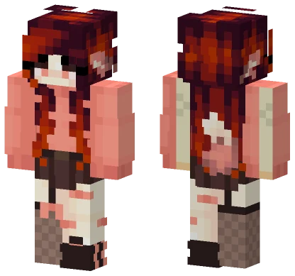 Fox Girl Skin Minecraft skin