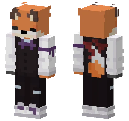 Fox Suit Minecraft skin