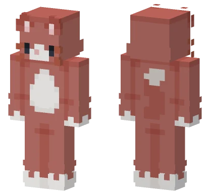 Foxfur Warrior OC Minecraft skin