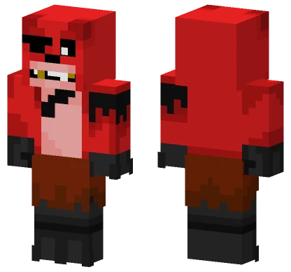 Foxy Minecraft skin