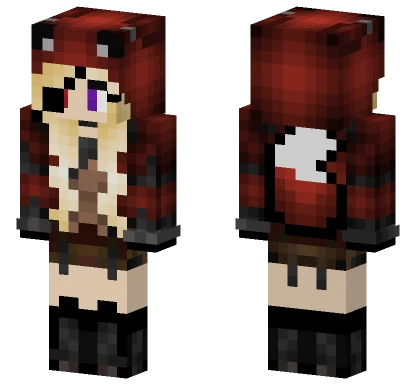Foxy OC Girl Minecraft skin