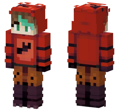 Foxy Onesie Minecraft skin