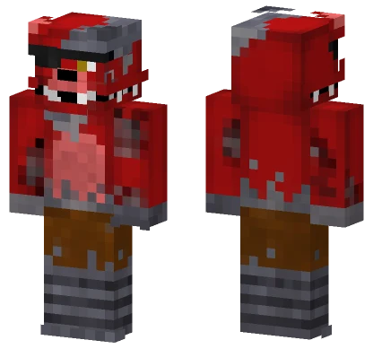 Foxy Pirate Minecraft skin