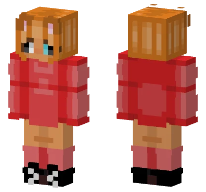 Foxy Roblox Piggy Minecraft skin