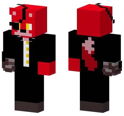 Foxy The Pirate Minecraft skin