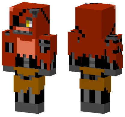 Foxy The Pirate Minecraft skin