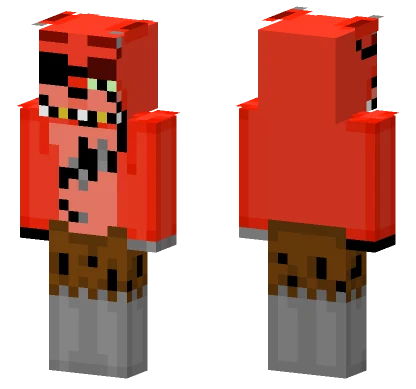 Foxy The Pirate Minecraft skin