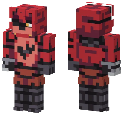 Foxy Wide Minecraft skin