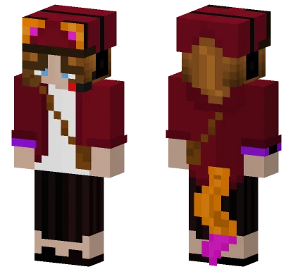 Foxy33lady Has A Tail Minecraft skin