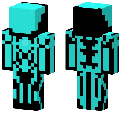 Fragmented Tech Skin Minecraft skin