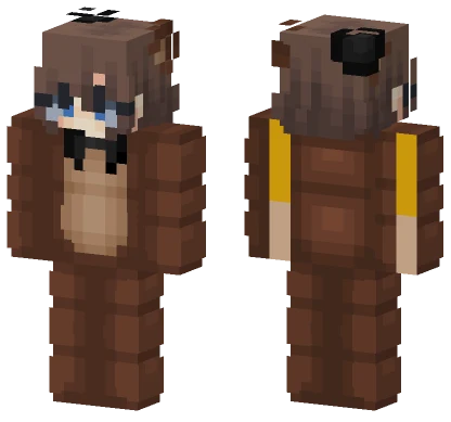 Fred Faz Bear Minecraft skin