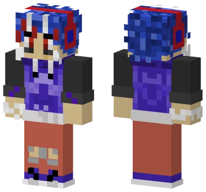 Freddy Anime OC Minecraft skin