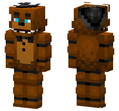 Freddy Fazbear Minecraft skin