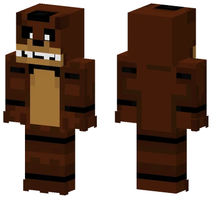 Freddy Fazbear Minecraft skin