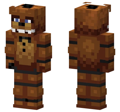 Freddy Fazbear Minecraft skin