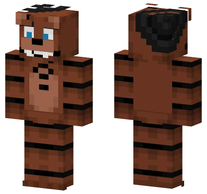 Freddy Fazbear Minecraft skin