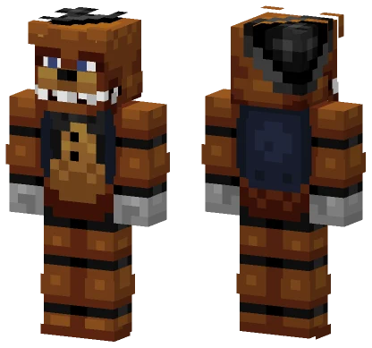 Freddy Fazbear Minecraft skin
