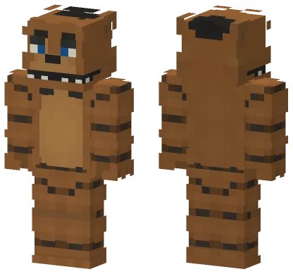 Freddy Fazbear Minecraft skin