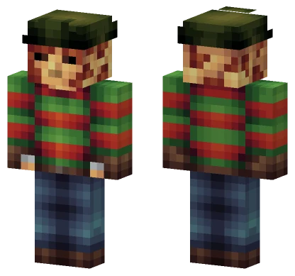 Freddy Krueger Minecraft skin