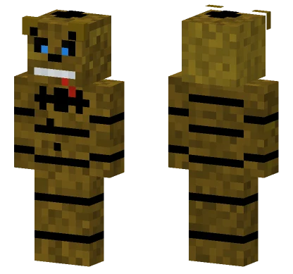 Freddy V2 Minecraft skin