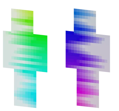 Freezing Gradient Minecraft skin